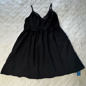 NWT Cupshe Island Sun Lace Trim Slip Dress - Size Large